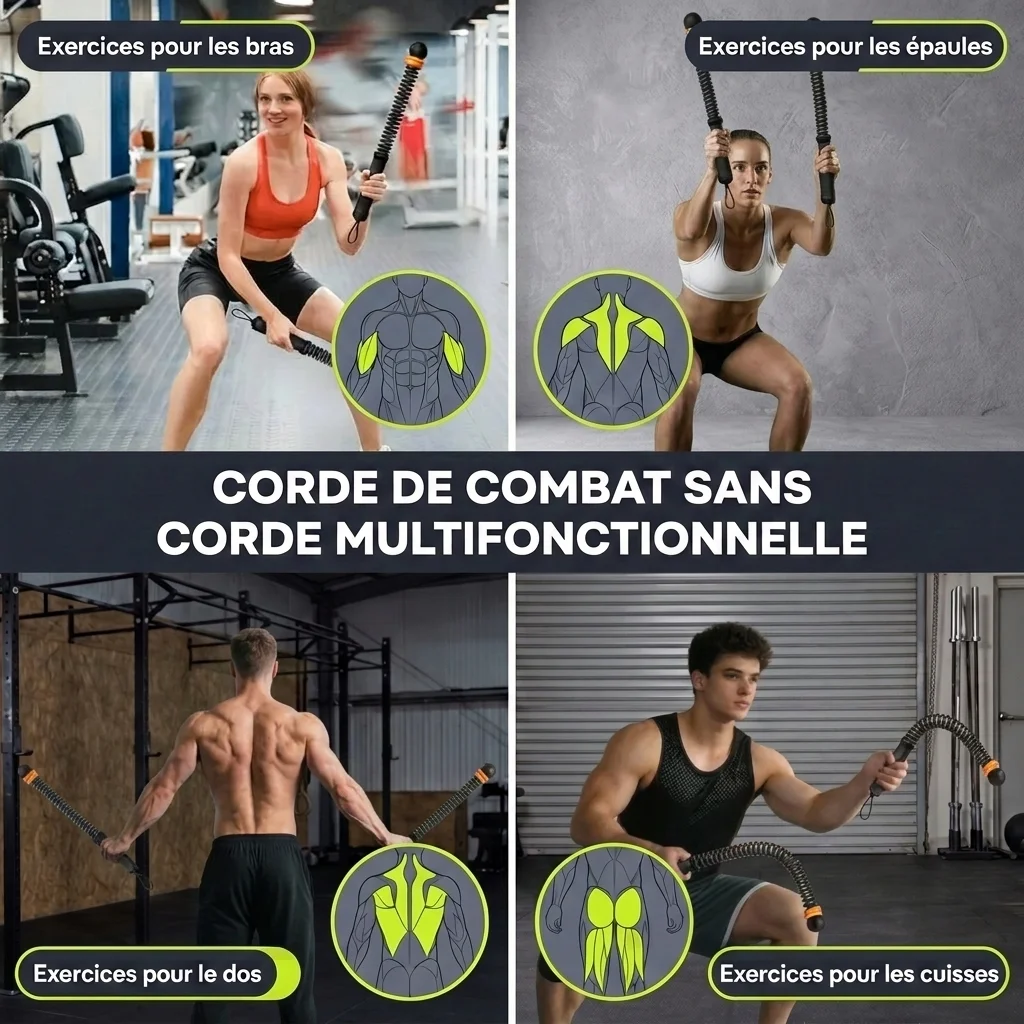 Zevlo Battle Rope Sans Corde