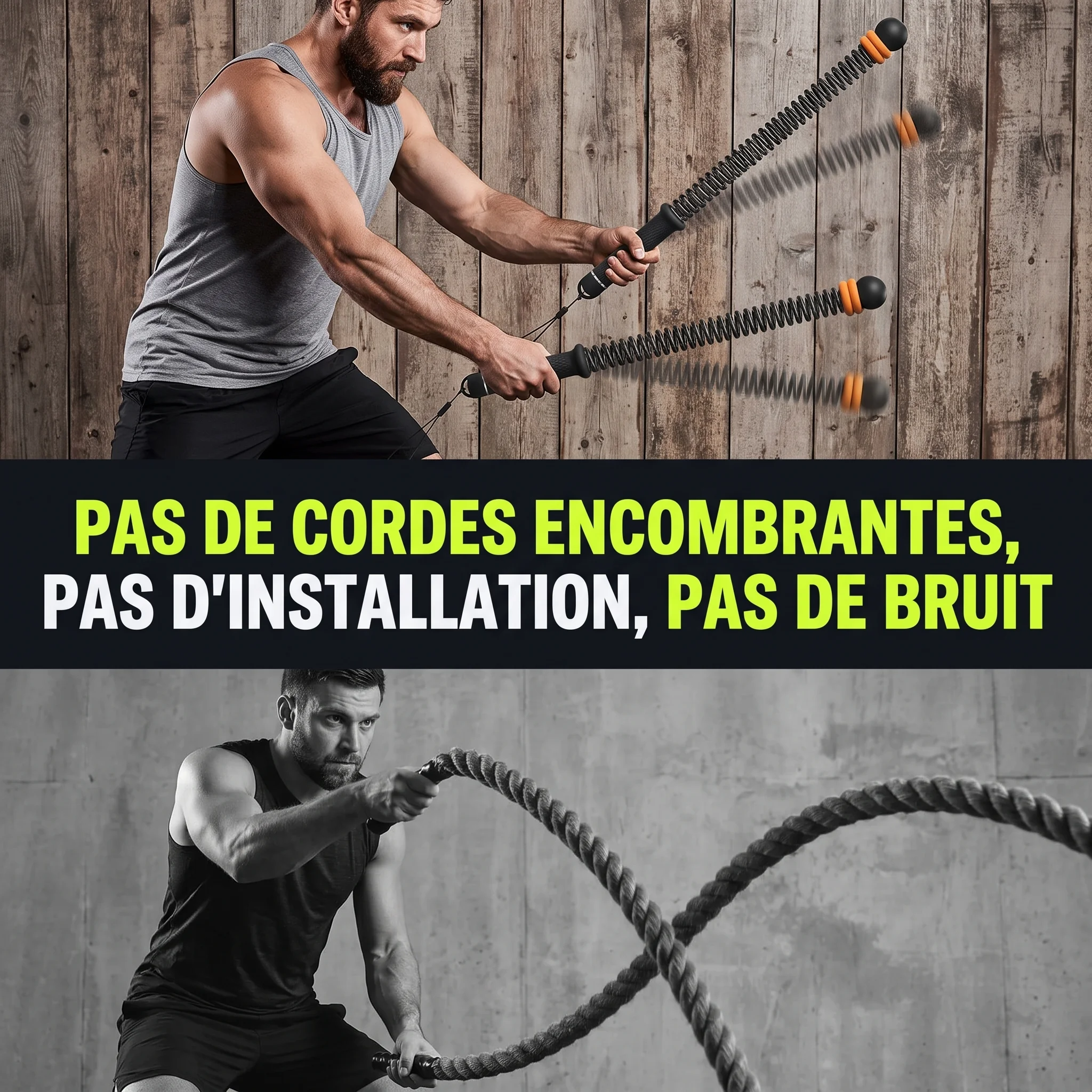 Zevlo Battle Rope Sans Corde