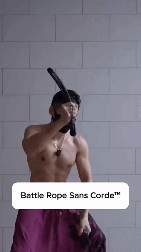 Une séance complète en 15 minutes — Battle Rope Sans Corde